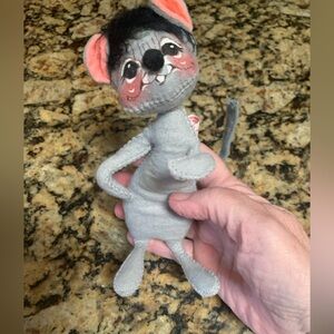 Vintage Annalee Posable Felt Mouse